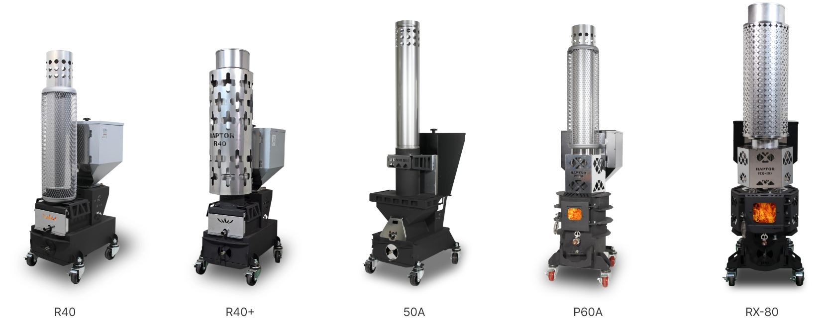 파이어우드 랩터 시리즈 이동식 무연통 펠렛난로