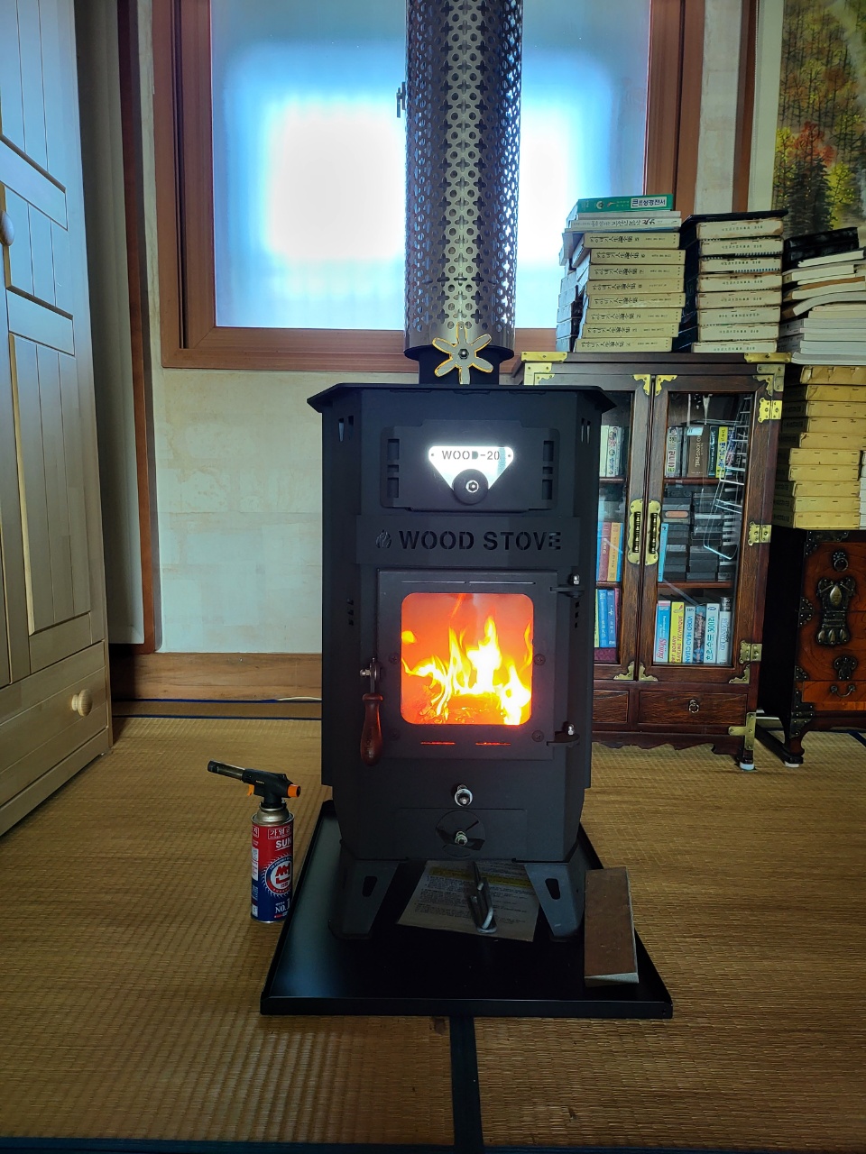 함평 가정집 w-20 설치 (2중벽은 설치가 불가능할수 있습니다)