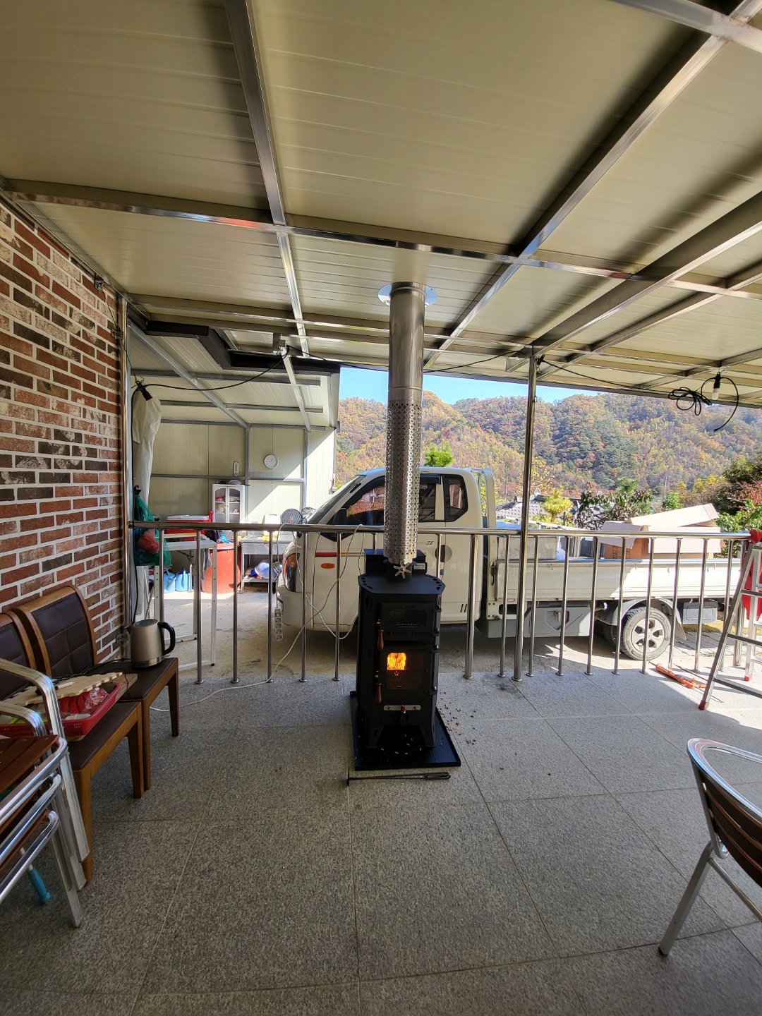 금산 휴게데크 데릴라 설치