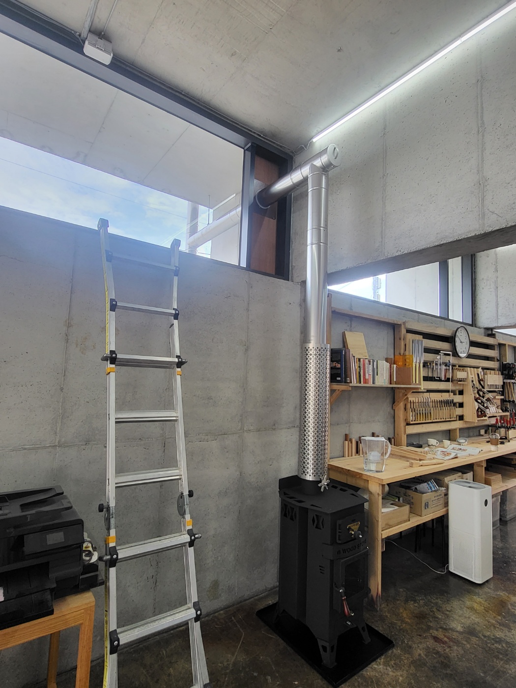 부산 목공방 W-20 설치