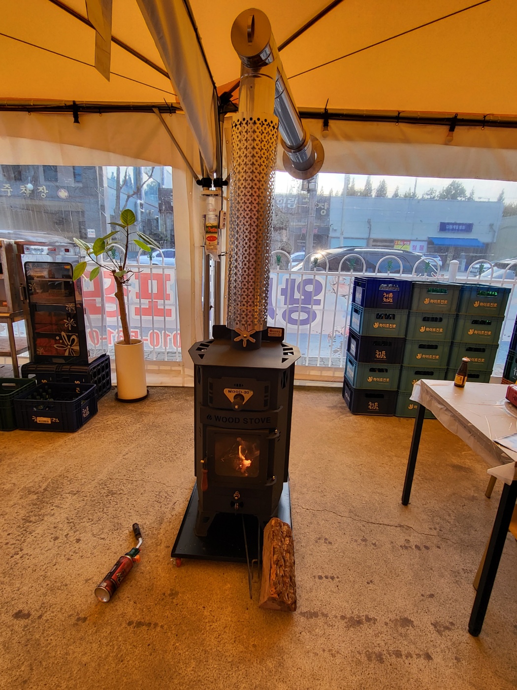 평택 포장마차 W-20 설치