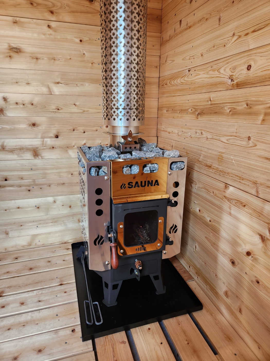 청주 사우나난로 설치