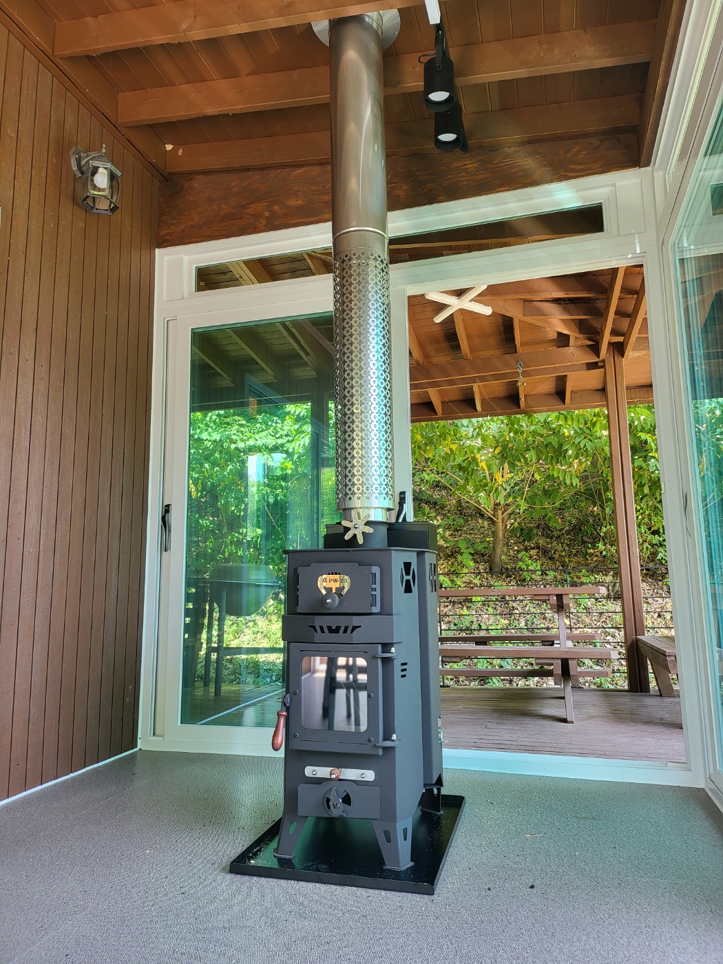 양평 가정집 데크 PW-20 설치