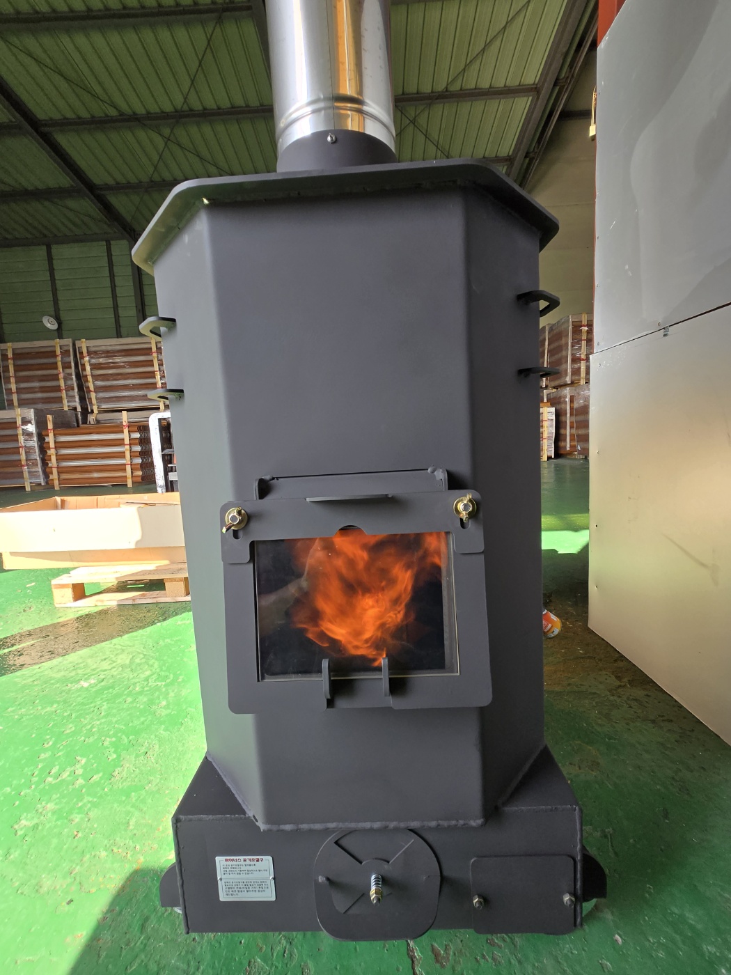 논산 공장 V-60 설치