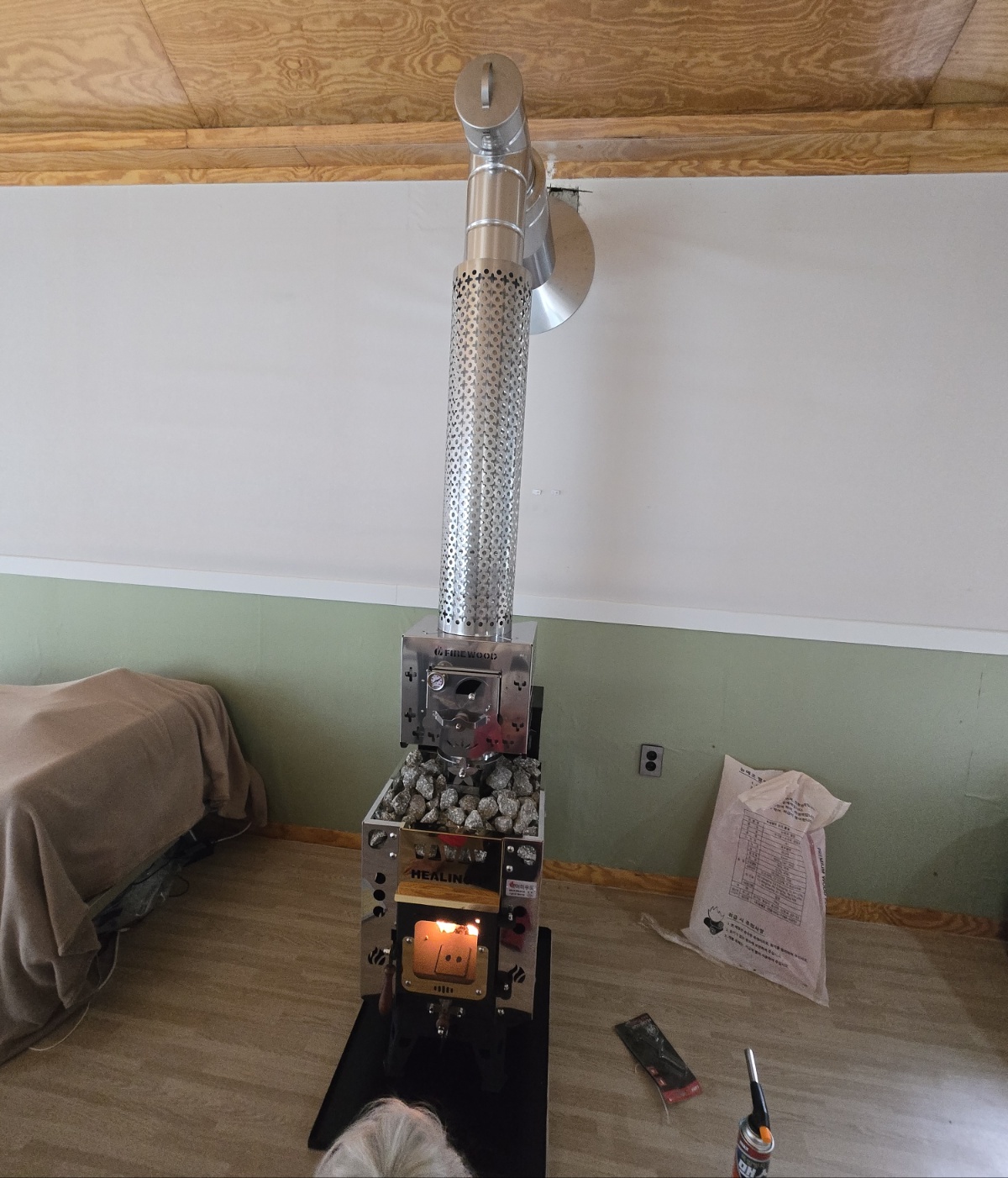 서천 가정집 힐링P 설치 (집1)