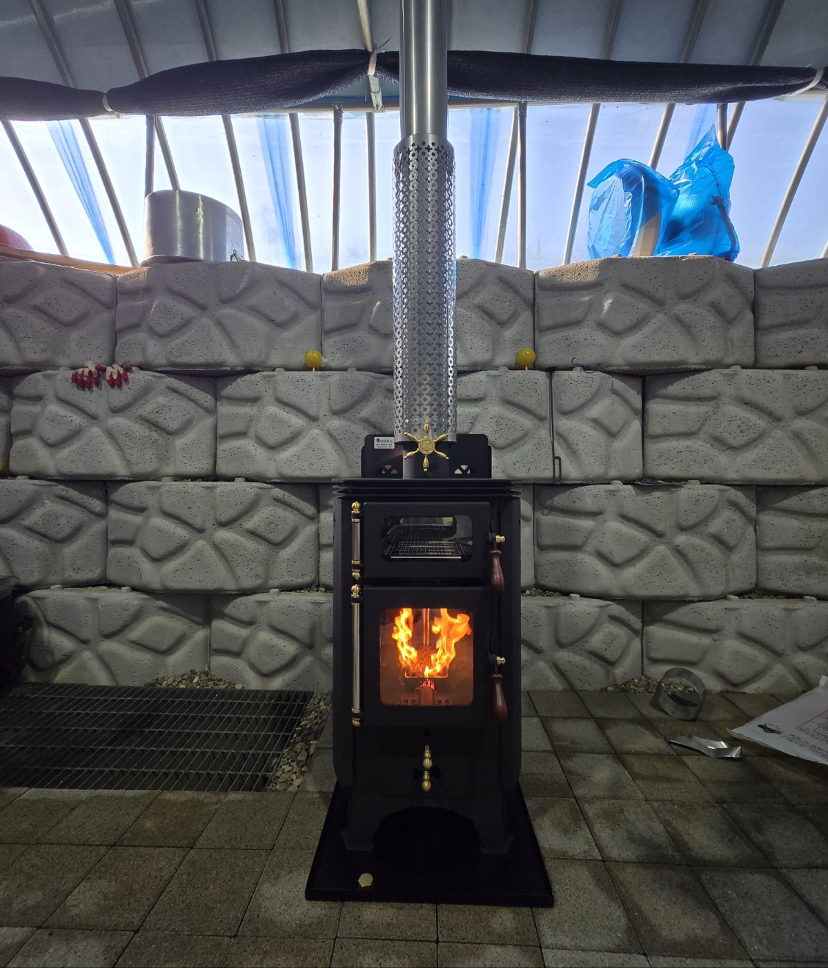 평창 하우스 삼손 설치