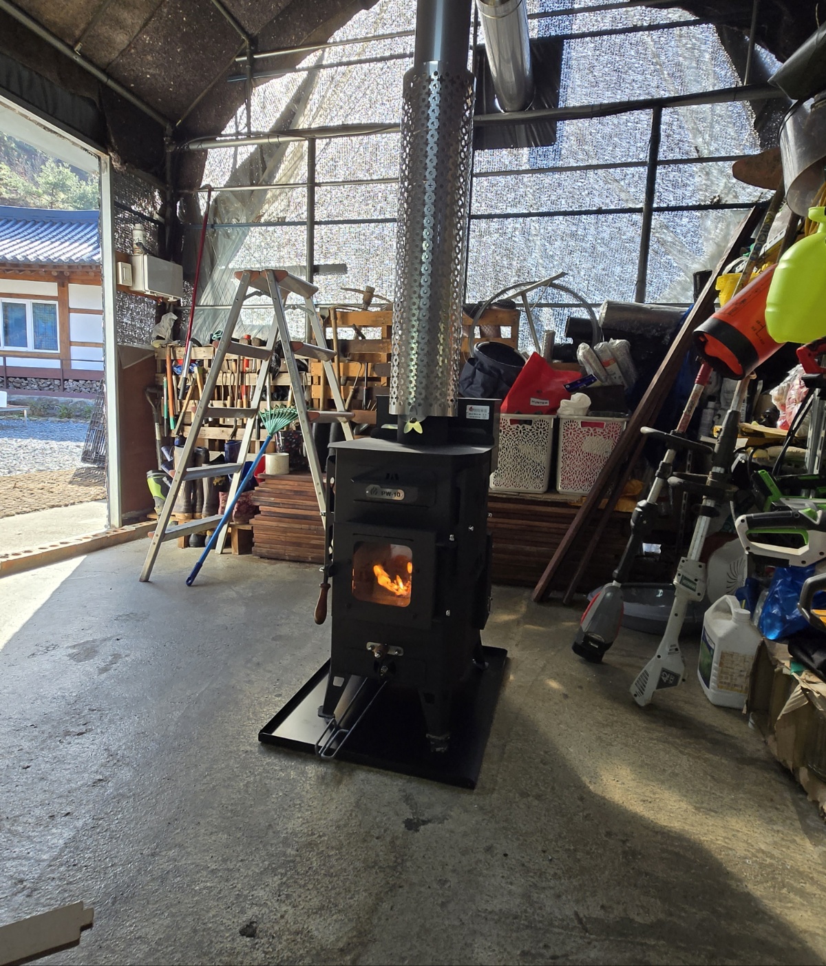 구례 비닐하우스 PW-10 설치