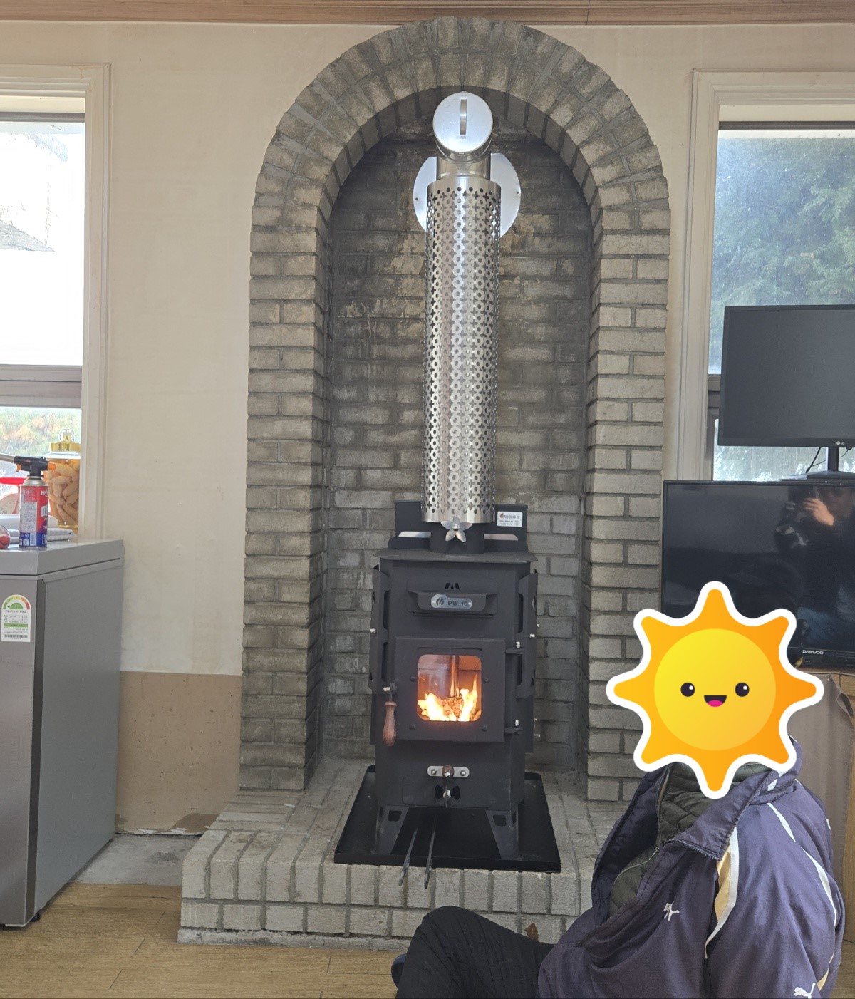 괴산 거실, 사무실 PW-10 2대 설치